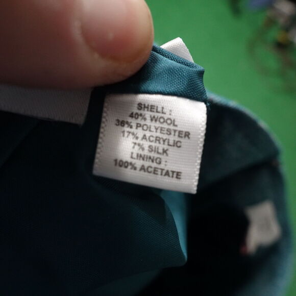 ANN TAYLOR LOFT GREEN WOOL BLEND SKIRT WOMENS SIZE 2 - Picture 6 of 6